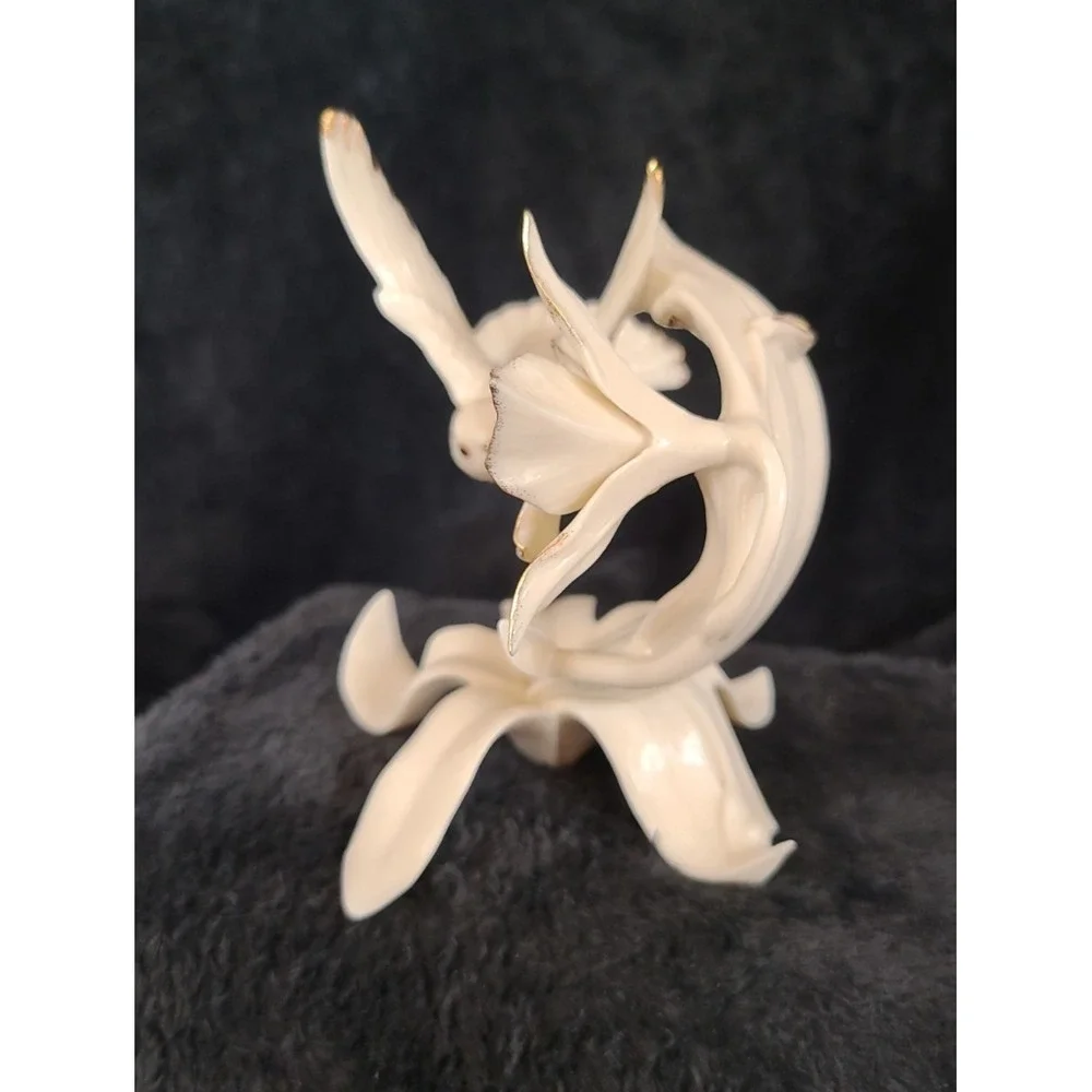 Beautiful Lenox Porcelain Classic Hummingbird Ivory Sculpture Figurine READ - Picture 11 of 16